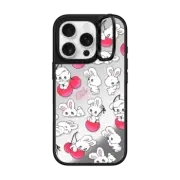 iPhone 16 Pro Mirror Ring Stand Case MagSafe Compatible Cherry Mix