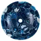 Dark Blue Agate Wash Basin, Agate Sink, Stone Sink, Agate Bathroom DEcor