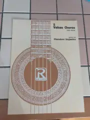 Theodoro Nogueira 5 Valsas Choros For Classical Guitar Rare Sheet Music