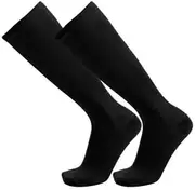 [Vaveren] High-Quality Running Compression Socks for Calf Support - Sleek Grey Design, Size M-L