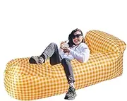 Inflatable Sofa - Portable Couch Chair, Inflatable Lounger Beach | Inflatable Lounger Air Sofa, Air Sofa Chair Inflatable, Portable Inflatable Air Lounger Convenient for Camping Swimming Pool Boating