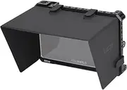 Nitze DSLR Camera Field Monitor Cage with LS7-A2 Sunhood for Feelworld S7 Recorder