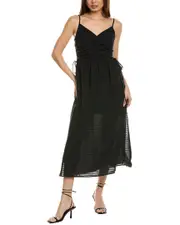 Nation LTD Peppa Ruched Linen-Blend Sundress