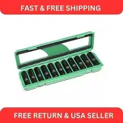 Steel Vision 58112 11pc 1/2in. Drive SAE & Metric Impact Deep Socket Set