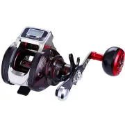 LS3000 6.3:1 15BB Digital Display Casting Reel CNC Machining Aluminum Fishing Reel RIGHT MODE