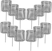 YARNOW 12pcs Bonsai Fertilizer Box Plants Bonsai Plant Fertilizer Fertilization Basket Fertilizer Baskets Container Bonsai Nutrition Cups Fertilizer Mesh Baskets Silver Stainless Steel