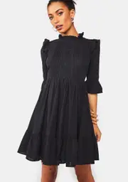 [Dangerfield] Prairie Frill Cotton Dress