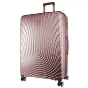 Pierre Cardin 80cm LARGE Hard Shell Case Luggage Bag 161L - Rose