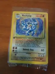 machamp 1st edition holo sealed