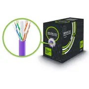 Serveredge Cat6 305M Network Cable Purple