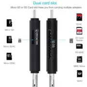 2pk Micro USB OTG to USB 2.0 Adapte SDMicro SD Card Reade With Standard USB Male