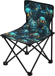 miaozhen Virtual Fighters in Color Packable Camp Chairs Ultra-Lightweight Lightweight Backpacking Chair with Carrying Bag