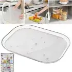 Acrylic Rotary Storage Tray Rectangular Condiment Shelf Tray Refrigerator
