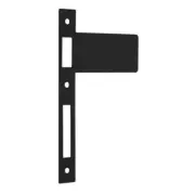 Iver Extended Striker Matt Black CTC85mm H198xW122mm