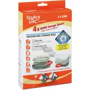 Space Vac Cube Vacuum-Seal Storage Bags 2 Pack