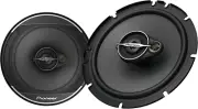 A-Series Standard TS-A1671F, 3-Way Coaxial Car Audio Speakers, Full Range, Clear