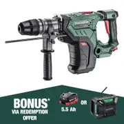 Metabo 18V Brushless Cordless Rotary Hammer SDS MAX - Skin Only
