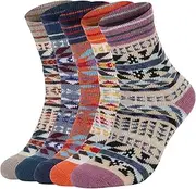 [AUSROYCE] wool socks for women hiking socks merino wool socks for women