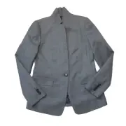 NWT J.Crew Regent Blazer in Heather Flannel Gray Super 120's Wool Jacket 4 $248