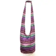 KARRESLY Bohemian Cotton Hippie Crossbody Bag Hobo Sling Bag Handmade 5-913