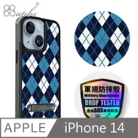 在飛比找PChome24h購物優惠-apbs iPhone 14 6.1吋軍規防摔鋁合金鏡頭框立