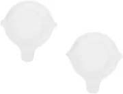 Ciieeo 2 Pcs Safe Healthy Garlic Mincer Baby Complementary Food Maker Ceramic Plate Easy to Clean Operate