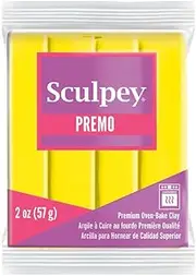 Sculpey Premo SCULPEY - 57g - ZINC Yellow Polymer Clay