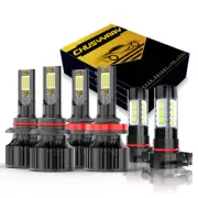 For Chevy Silverado 1500 2500 2007-2015 6X LED faro Hi/lo niebla bombilla ch (for: Subaru)