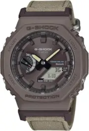 CASIO G-SHOCK GA-B2100CT-5AJF Khaki Gray TRUECOTTON FOOD TEXTILE Band Watch NEW