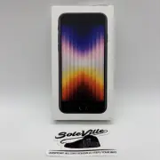 New Sealed Apple iPhone SE 3rd Gen 64GB Midnight (Verizon Prepaid) Free Sim Kit