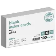Thick Blank Index Cards – Perfect for Taking Notes, Flash and Business Cards,...