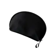 2PCS BX-112 Waterproof Travel Wash Cosmetic Bag Shell Pouch Storage Bag Mesh Organizer BLACK COLOR