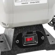 6" Electric Heavy-Duty 1/2hp Buffer Benchtop Dual Pad Polisher Grinder Tabletop