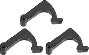 JECOMPRIS 3pcs Tonearm Clamp Record Player Vinyl Supplies Record Arm Buckle Tabletop Record Holder Buckle for Turntable Vinyl Arm Adapter Record Vinyl Holder Vinyl Accessories Black Iron
