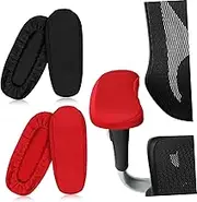 TOGEVAL 4Pcs Chair Arm Rest Covers Comfortable Arm Covers for Office and Desk Chairs and Breathable and Multi Functional Use for Various