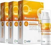 Vita Sciences Vitamin D3 Cream for Face and Body, Promoting Healthy Skin. Safe Topical Application, Paraben-Free, Natural Formula with Maximum Skin Absorption. Contains Vitamin D at 1000 IU