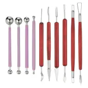 10 Pcs Clay Sculpting Tool Kit, Polymer Clay Tools Set, Purple