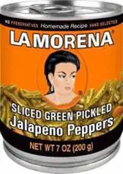 La Morena Nacho Sliced Green Jalapenos 200g x 1