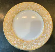 BRAND NEW Raynaud Salamanque SALAD DESSERT Plate Gold 7 1/2"