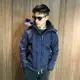 美國百分百【Superdry】極度乾燥 Arctic 風衣 連帽 防風外套 夾克 刷毛 男 深藍/橘色 J950