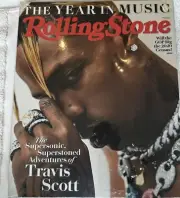 ROLLING STONE MAG: Travis Scott, on the cover ;BN Sealed In Plastic Since 2019