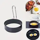 Handle Pancake Maker Omelette Non Stick Metal Circle Round Egg Frying Rings