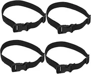 HEALSOPTHY 4pcs Child-Proof Refrigerator Lock Cabinet Safety Locks French Door Fridge Strap Guard for Kids Toddlers Children Refrigerator Freezer Cupboards