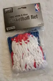 Vintage New Huffy Sports NBA SERIES BASKETBALL NET Regulation Red White Blue