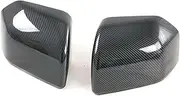 Replacement Covers For F1&50 2015-2021 Auto Car Accessories Rearview Mirror Cap Cover Chrome Trim Sticker Frame Exterior Decoration (Color : Black, Size : 1)
