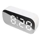 Mirror Alarm Clock LED Display 5 Levels Brightness Date Temperature Display L2S