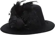 Happyyami Decorative Pet Bowler Hat for Dogs Cats Wear Resistant Puppy Hat Stylish Pet Accessory for Parties Photoshoots Daily Wear