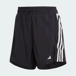 【adidas 愛迪達】短褲 女款 運動褲 亞規 HYGLM 5 WVN SHO 黑 IB0697