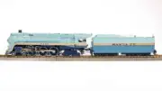 BROADWAY LTD HO BRASS HYBRID ATSF BLUE GOOSE #3460 DC/DCC/SOUND/SMOKE PN 7352