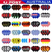 90Pcs PET Standard Dart Flights for Soft/Steel Tip Darts Games Assorted Colors